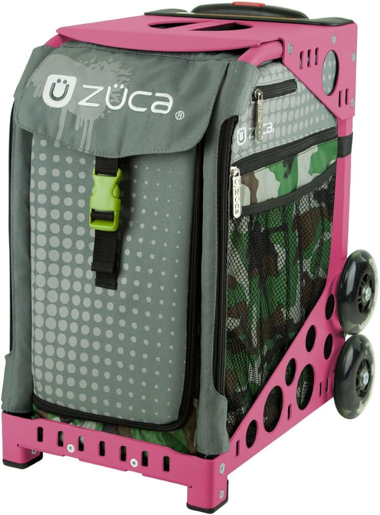 ZUCA Bag Paintball Insert & Pink Frame w/Flashing Wheels