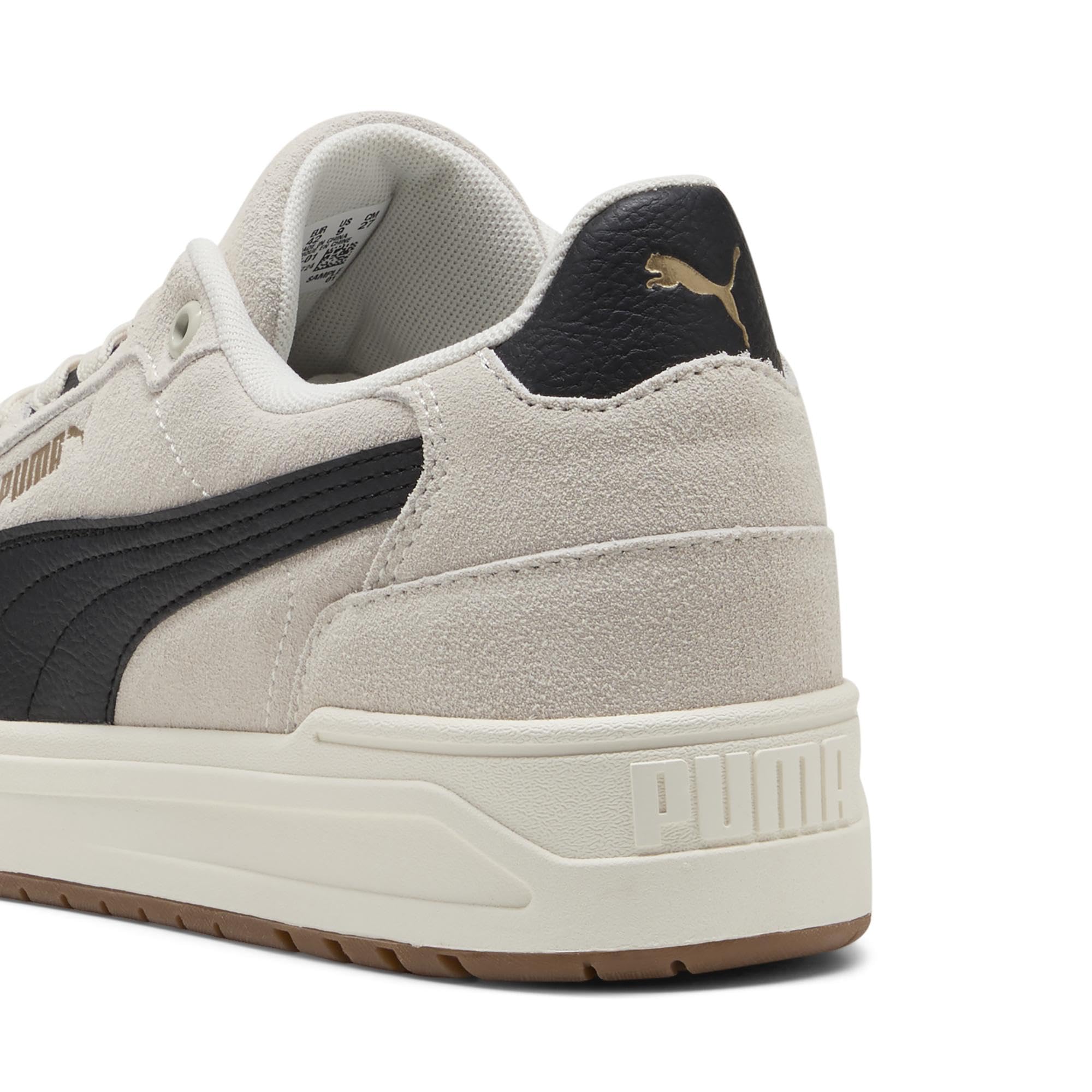 Puma Unisex Erwachsene Shuffle Downtown Sneakers, Vapor Gray Puma Schwarz Puma Gold, 46 EU – Ansicht 2