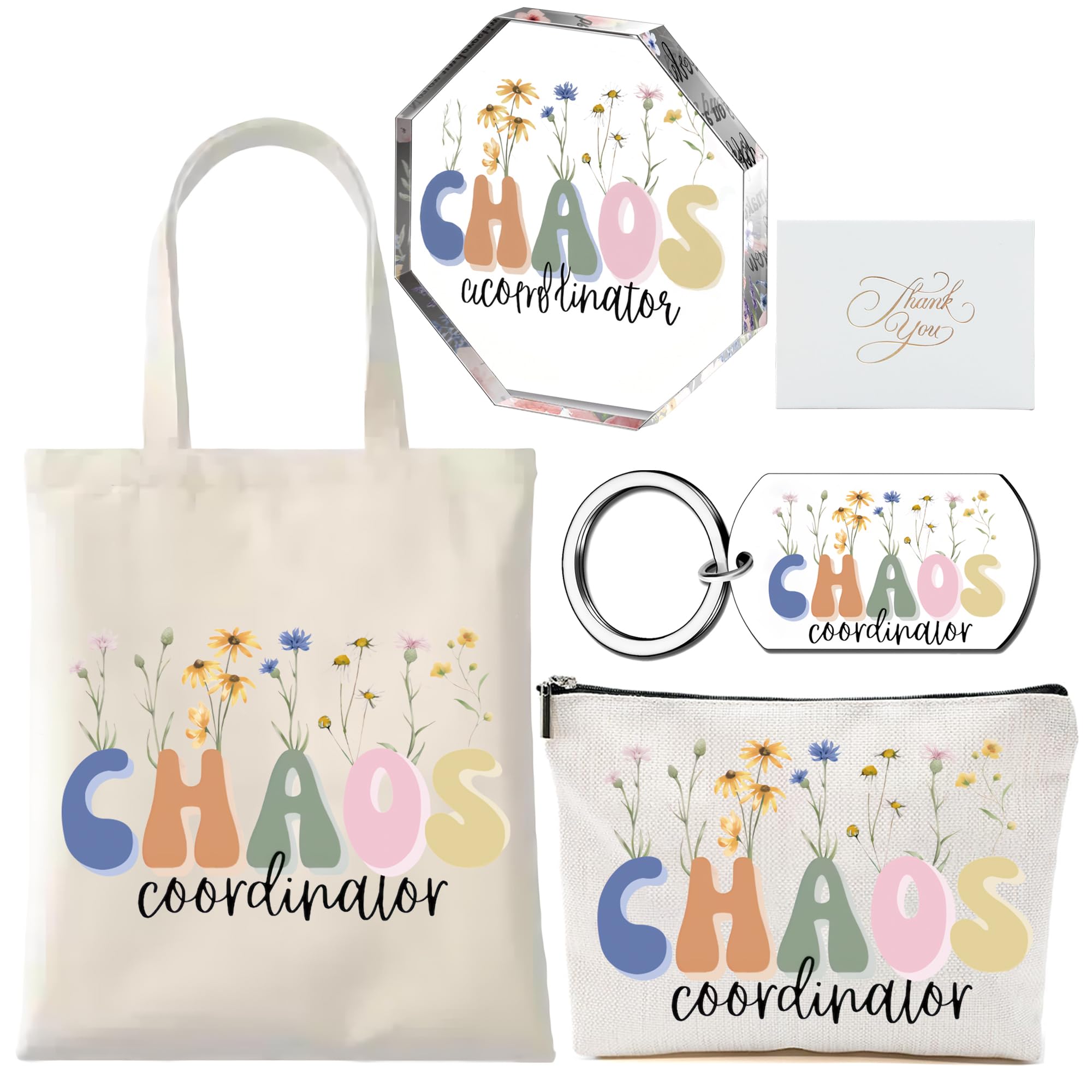 CORNER RUNNER Chaos Coordinator Gifts, Thank You Gifts for Women, Appreciation Gift for Employee Teacher Coworkers Friends Mom Her Boss