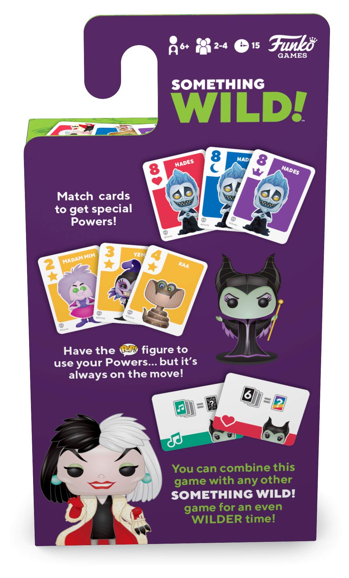 Gioco Di Carte Something Wild – Villains (Malefica) – Gioco Combinabile Con Altre Espansioni - 2