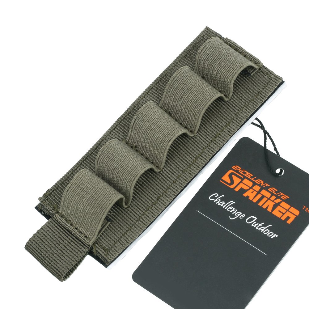 EXCELLENT ELITE SPANKER Tactical Nylon 12 Gauge Shotgun Bullet Shell Holder for Rifles