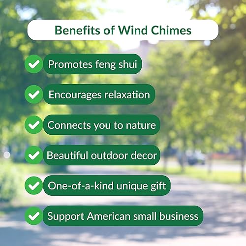 Miniatura 6 de Lambright Chimes Ocean Breeze - Campanilla de viento personalizada de bronce de 36 pulgadas de alto, campanillas de viento personalizadas para