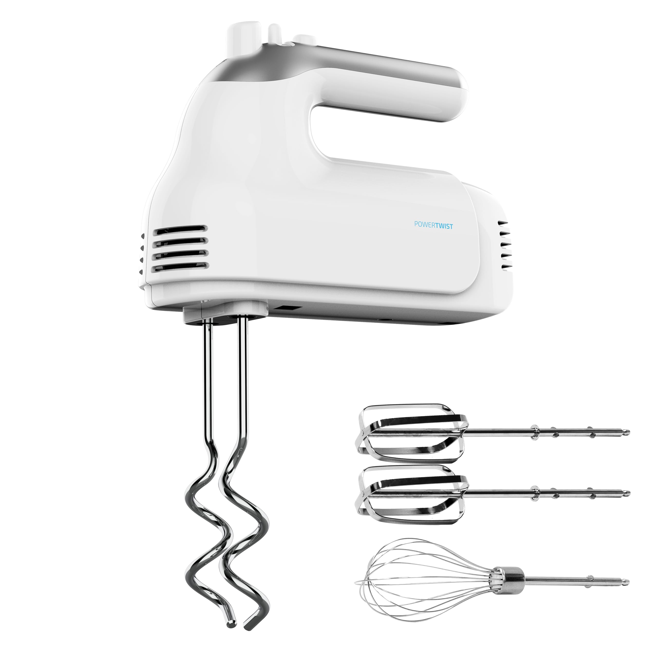 Cecotec Powertwist 500 Pro Stick Blender, 500W, 5 Speed, Turbo Function, Includes Stainless Steel Rods, Kneading Hooks, QuickOut Button, BPA-Free, Vertical Stand, Perfect Mixes