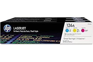HP 126A Cyan, Magenta, Yellow Genuine Toner | Works with LaserJet Pro Printers