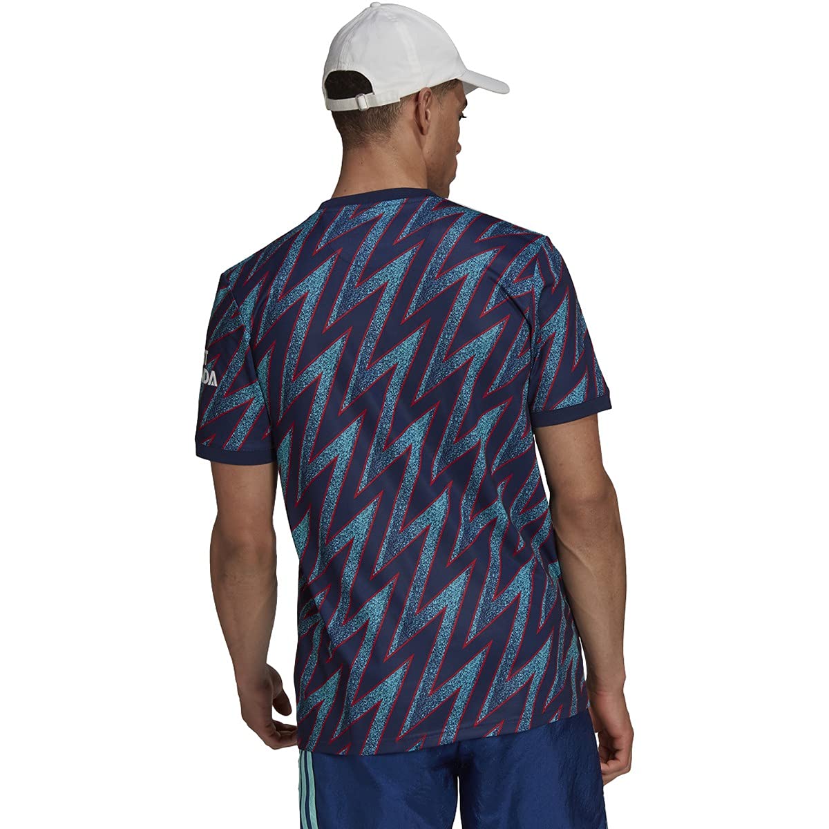 adidas Men's 2021-22 Arsenal FC 3rd Jersey (Mystery Blue, Small)