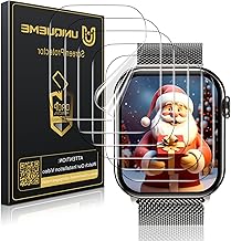 UniqueMe Pellicola Protettiva per Apple Watch 41 mm Series 9/8/7, 6 Pezzi TPU Schermo Pellicola, Auto Guarigione, HD Trasparente Protezione Schermo per iWatch 41 mm