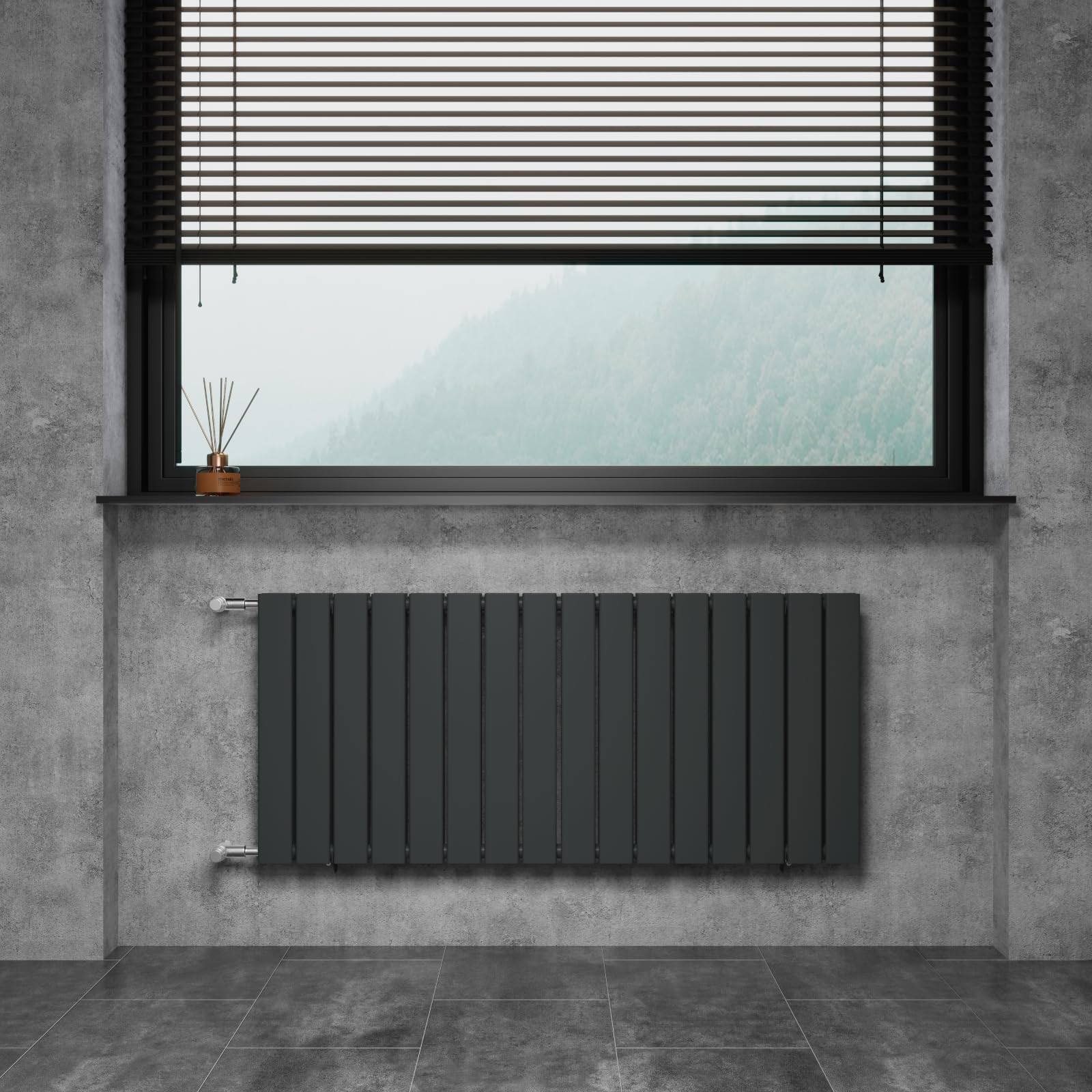 Radiateur design à panneau plat pour remplacer un vieux chauffage central