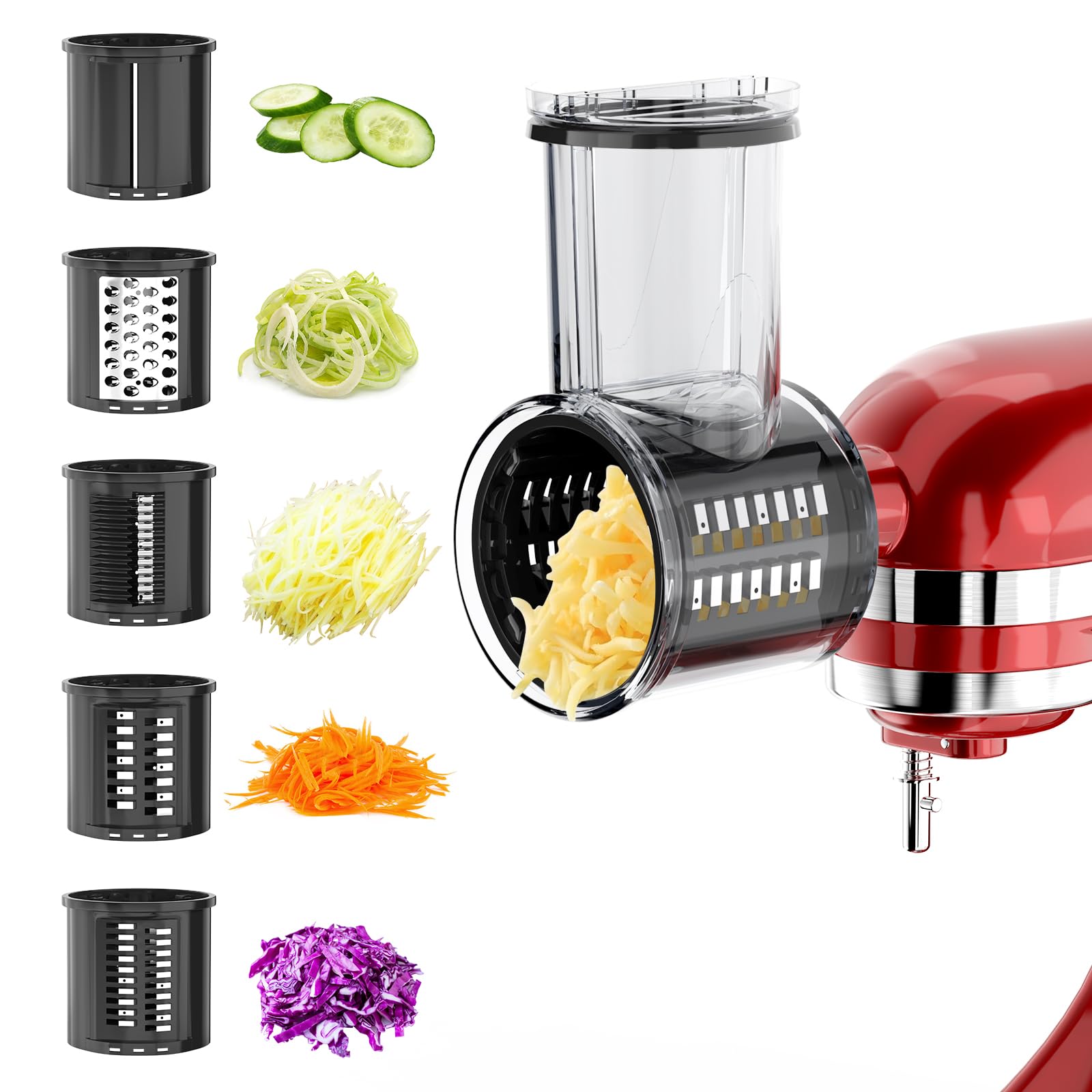 Amazon | KitchenAidスタンドミキサー用スライサーシュレッダー