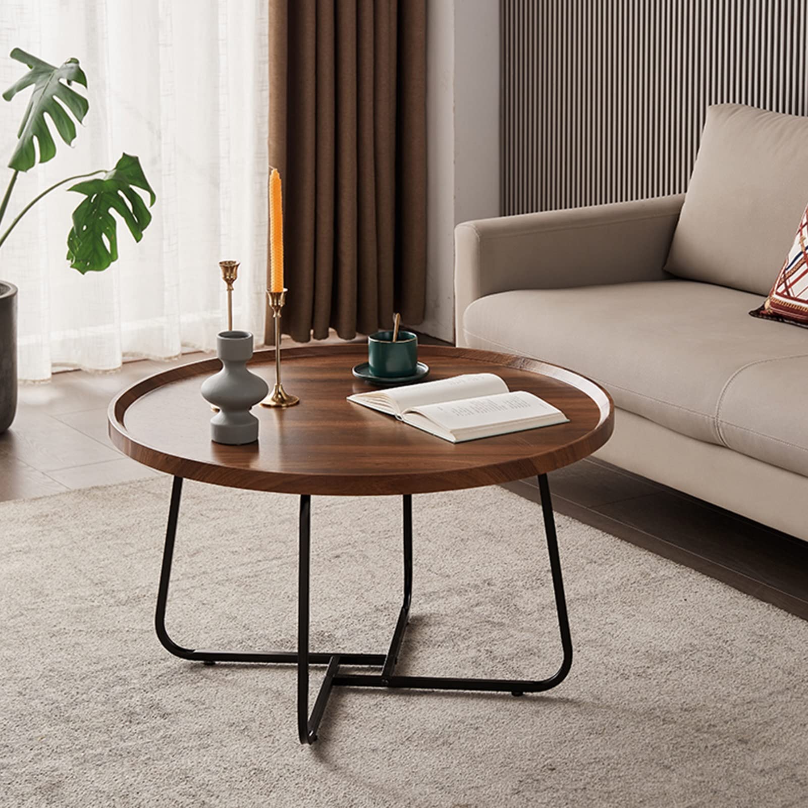 Ronde salontafel set antiek brons kopen? Slim gekozen