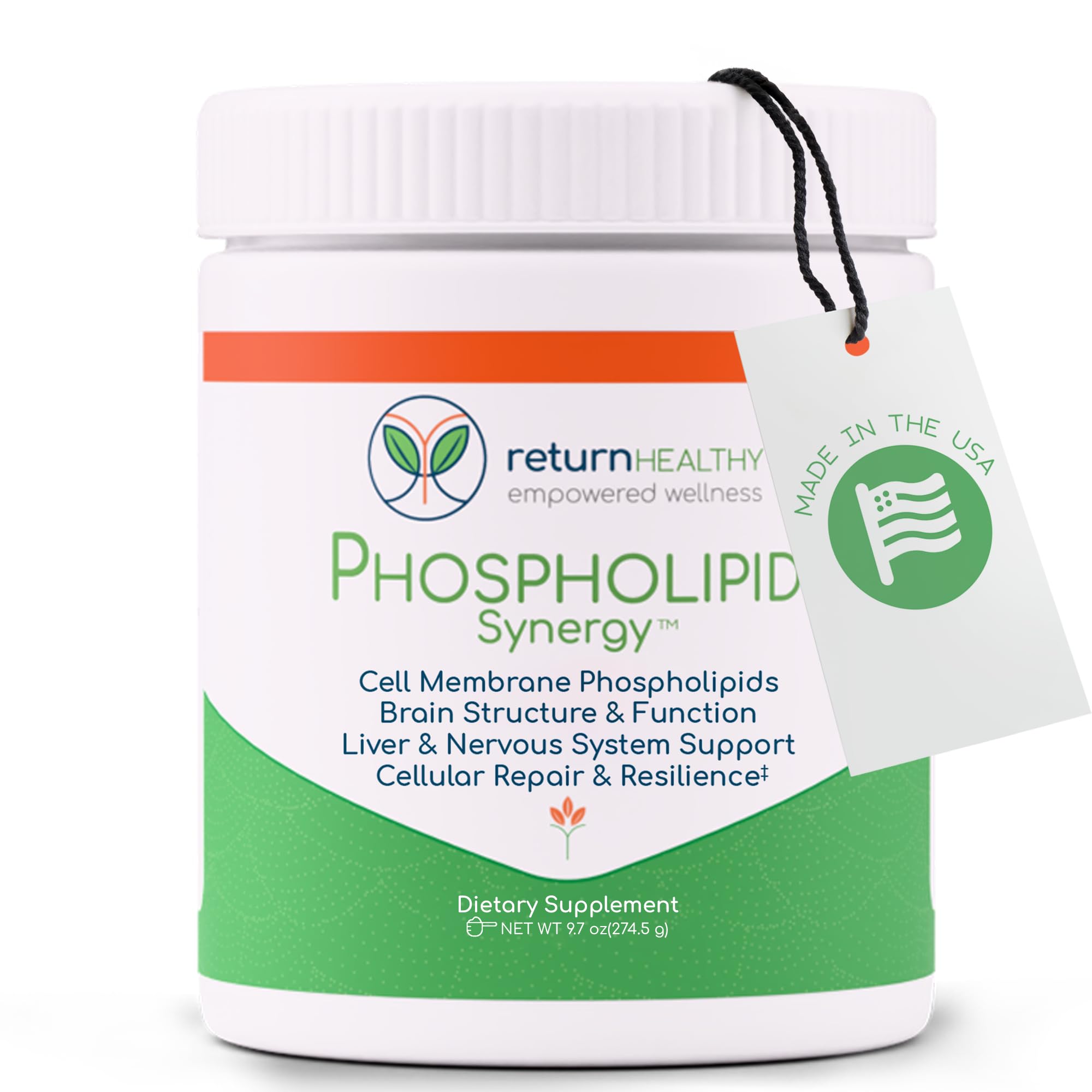 Phospholipid Synergy Powder | Antioxidant Powder for Cellular Repair | Brain Supplements for Memory and Focus | Liver Detox Supplements with an Advance Cleansing Formula | 270 g