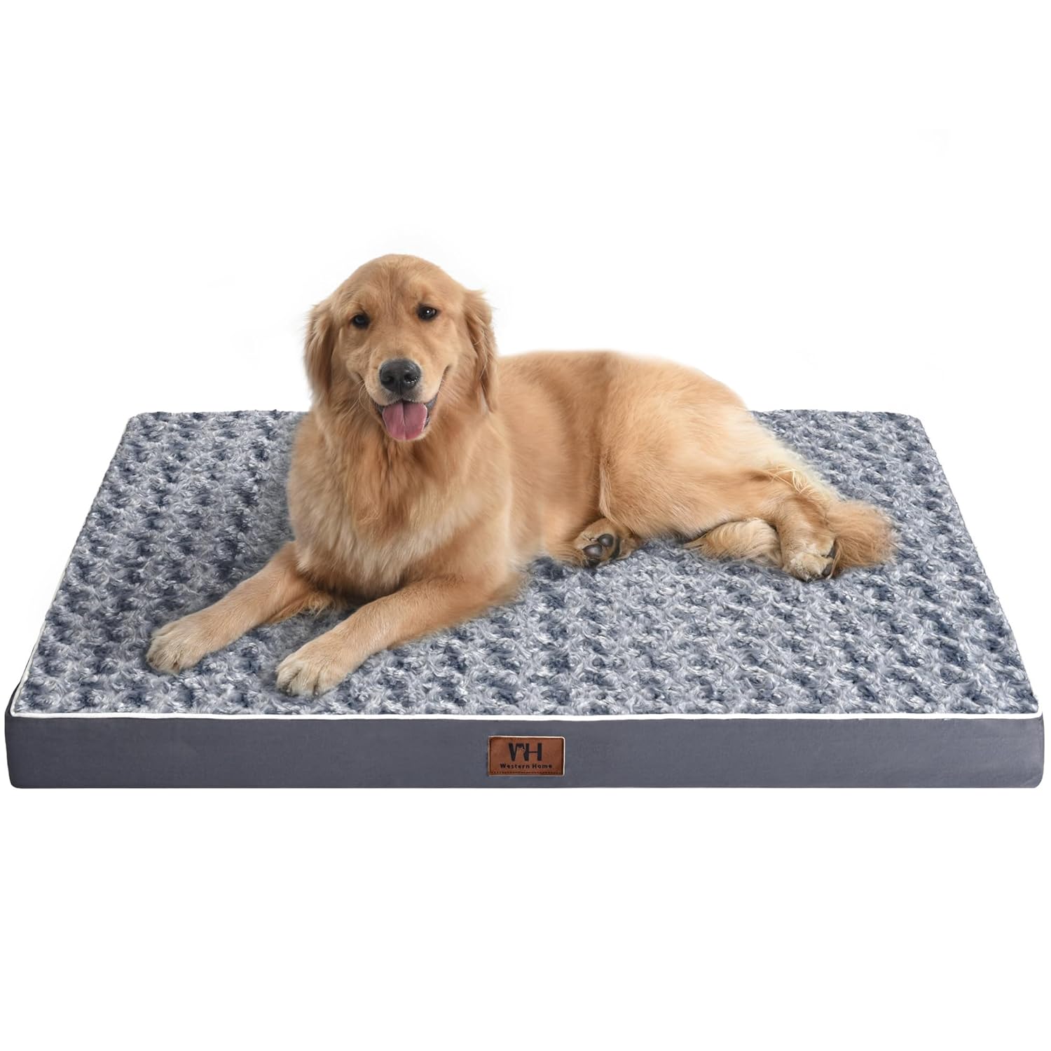 WESTERN HOME WH Large Dog Bed for Large Jumbo Medium Dogs Orthopedic Pet Bed Waterproof Mattress with Removable