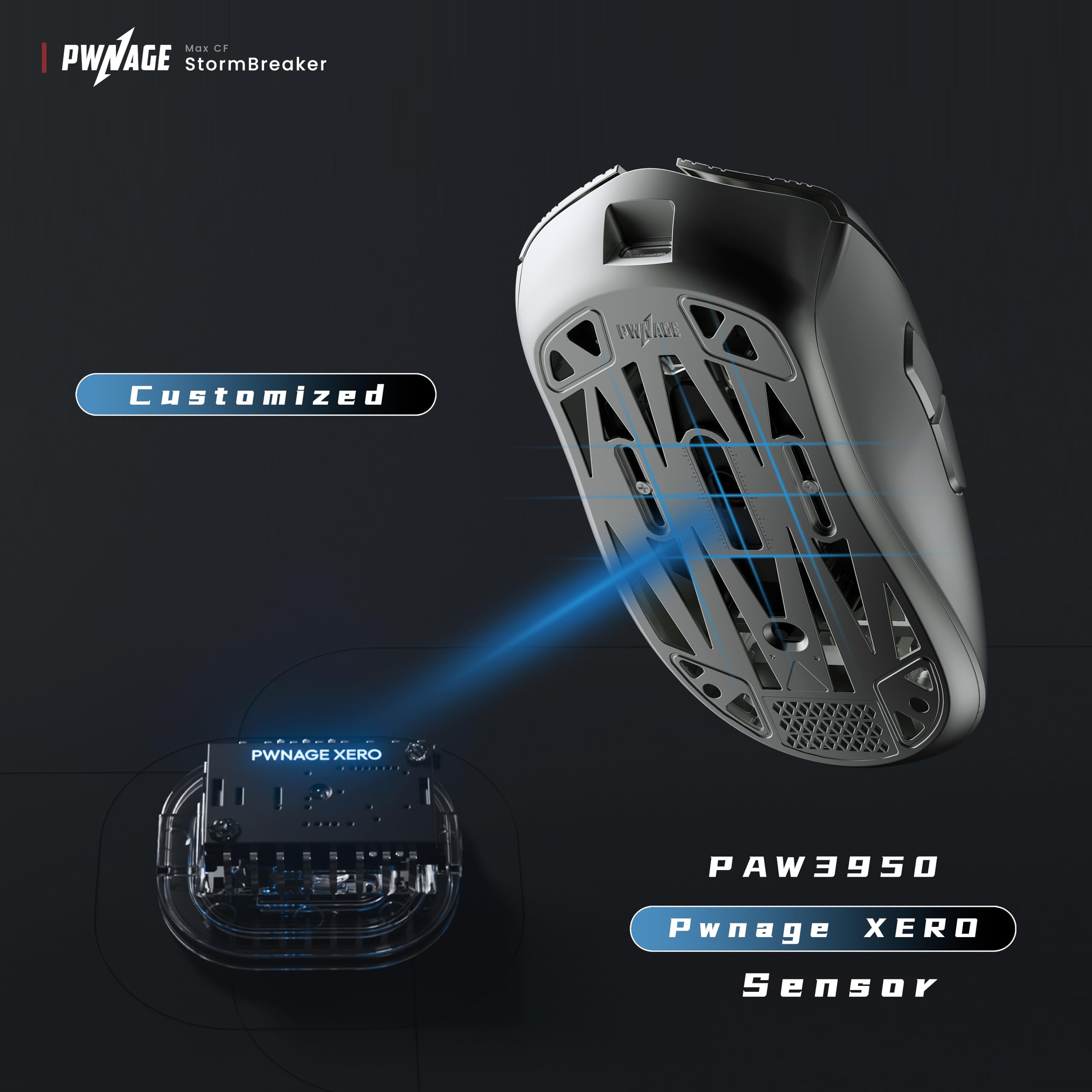 Amazon.com: PWNAGE Stormbreaker Max CF Wireless Gaming Mouse
