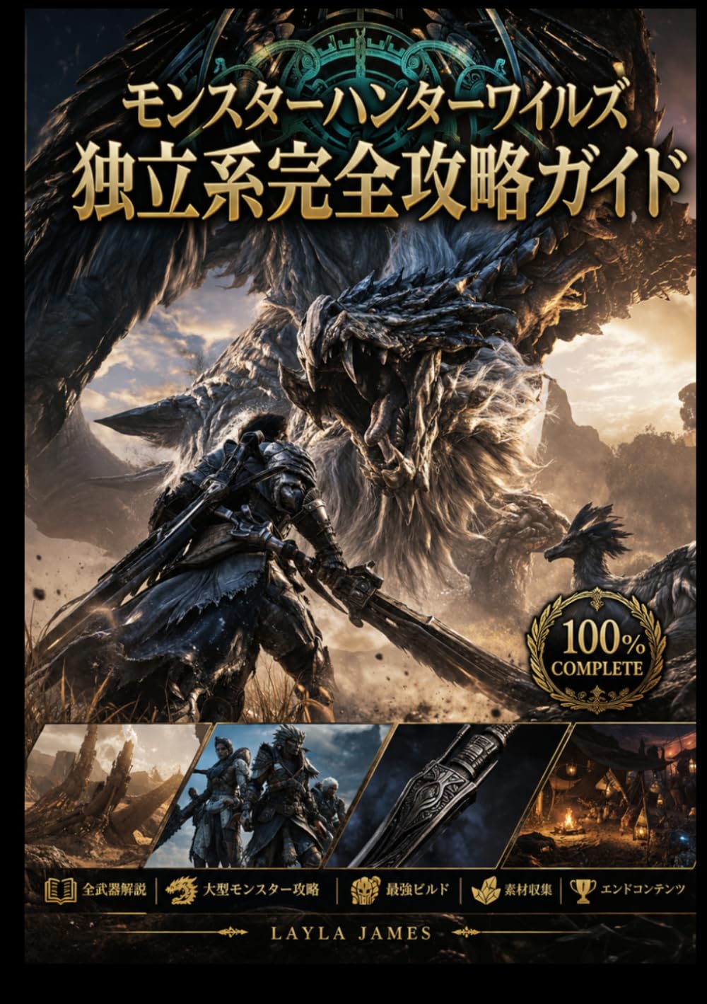 モンスターハンターワイルズ 独立系完全攻略ガイド: ストーリー攻略 全14武器完全解説 大型モンスター攻略 最強ビルド 装備強化 素材収集 マルチプレイ エンドコンテンツ 100％コンプリートまで徹底解説する究極の一冊