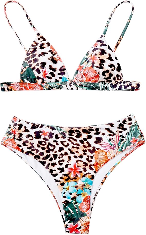 Damen Bikinioberteil Push Up - Gepolsterter Badeanzug Top Mit V-Ausschnitt