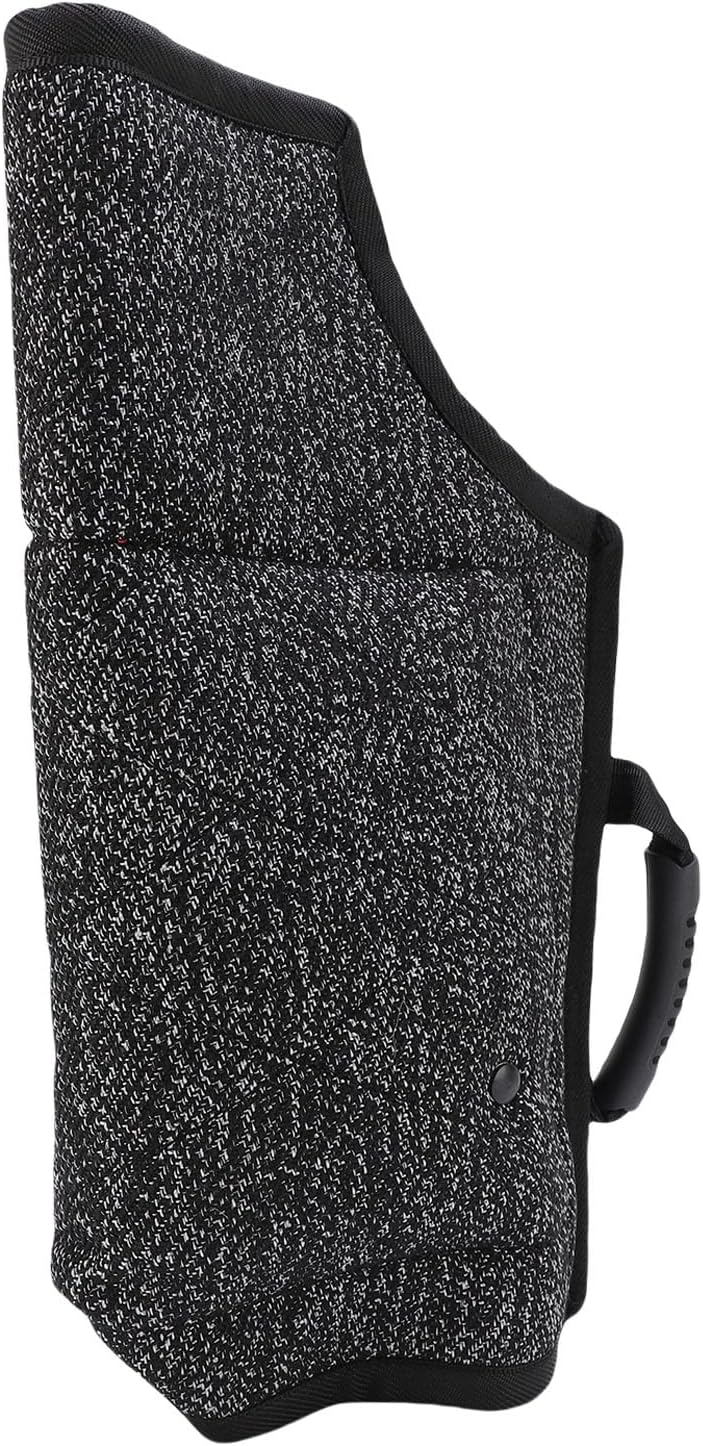 GLOGLOW Dog Bite Sleeve, 18.9x11.8in Puppy Training Equipment Padded Arm Protection Biting Sleeve Tugging Toy with Handle Dogs German Shepherd