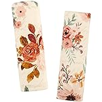 TANOFAR Baby Car Seat Strap Pads, Soft Carseat Straps Covers, Car Seat Straps Shoulder Pads for Girls, Seat Belt Cover Pad for Kids, Suitable for Baby Car Seat, Pushchair, Stroller, Autumn