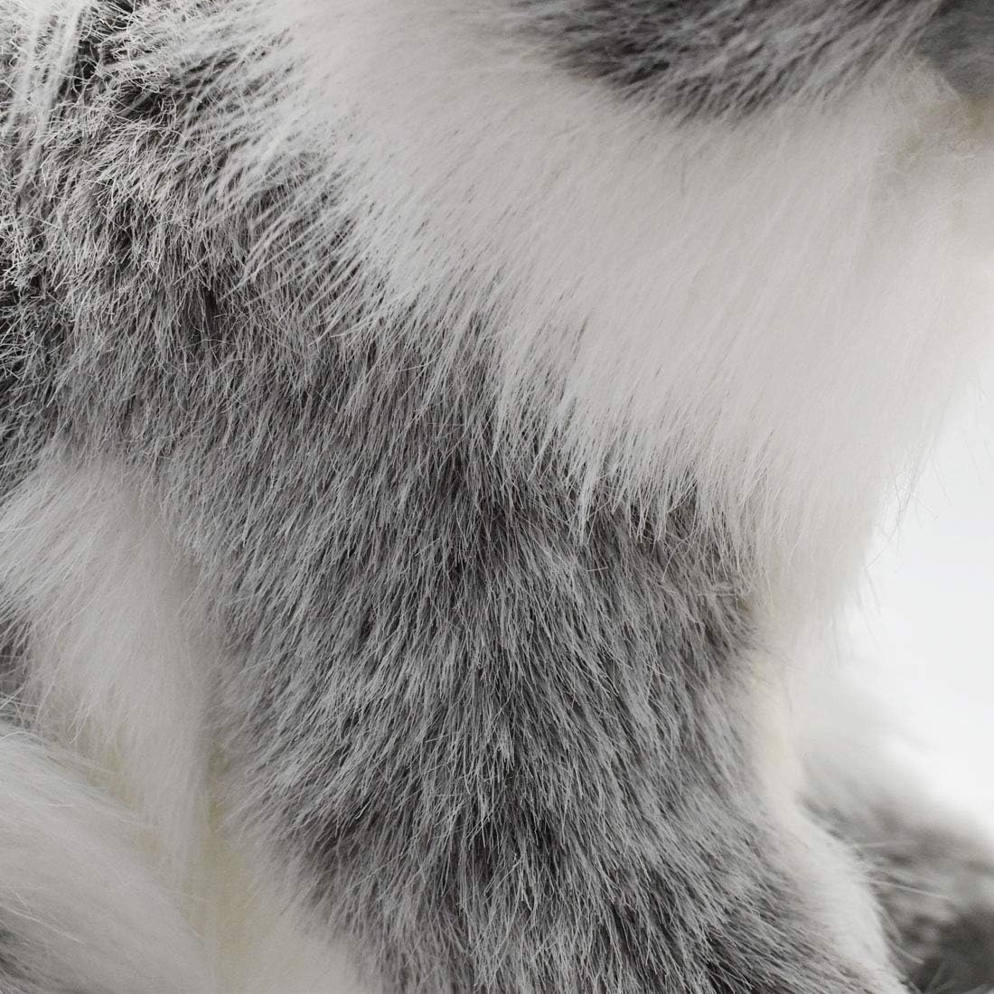 Detailed view of the fur texture on the Hansa Baby Koala Plush Toy, showing its soft, grey and white fibers.