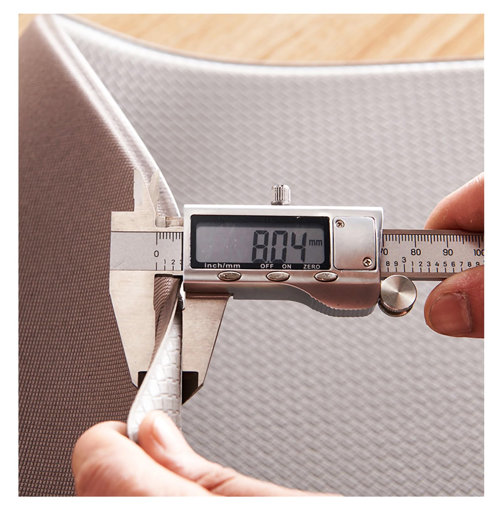 Colchones de gimnasio para pisos pesados Alfombra suave antifatiga acolchada for escritorio, ergonómica, antideslizante, cómoda alfombra de cocina, impermeable for el hogar, garaje y oficina(Grey,44x1