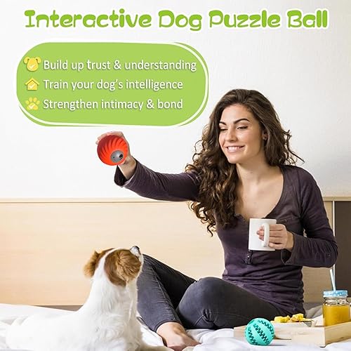 Miniatura 5 de Juguetes interactivos para gatos, alimentador lento 2025, juguetes duraderos activados por movimiento para perros y gatos para mantenerlos ocupados