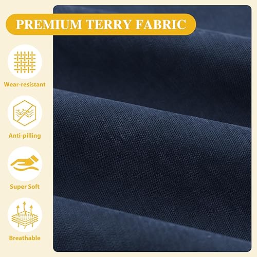 Miniatura 3 de Funda de sofá para sofá de 2 cojines, apta para mascotas, resistente al agua, antiarañazos, protector de muebles seccional en forma de L, funda