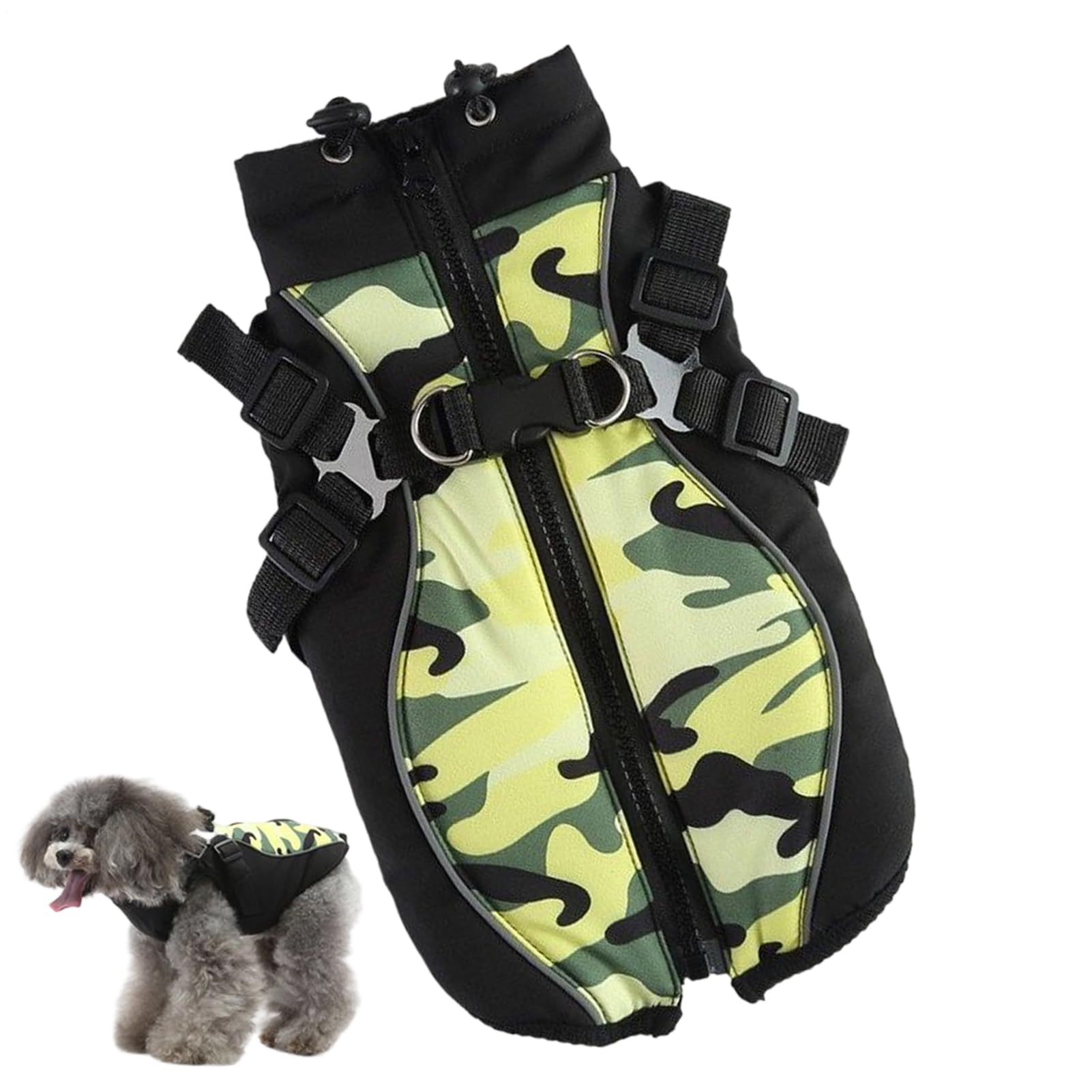Ropa de invierno para cachorros impermeable perfecta para los paseos diarios bajo la lluvia