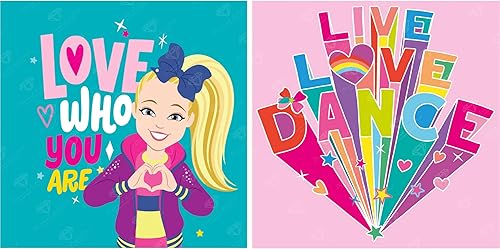 DIAMOND ART CLUB JoJo SIWA Live Love Dance and Love WHO You are - Kit de pintura de diamantes, paquete múltiple, 13 x 13 pulgadas (13.0 x 13.0 in)