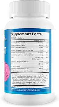 Top Best Brain - Cognitive Support Supplement for Memory, Focus, Mental Clarity - Promote Improved Concentration, Cognition, Motivation - Brain Pills for Cognitive Health - Nootropic Formula