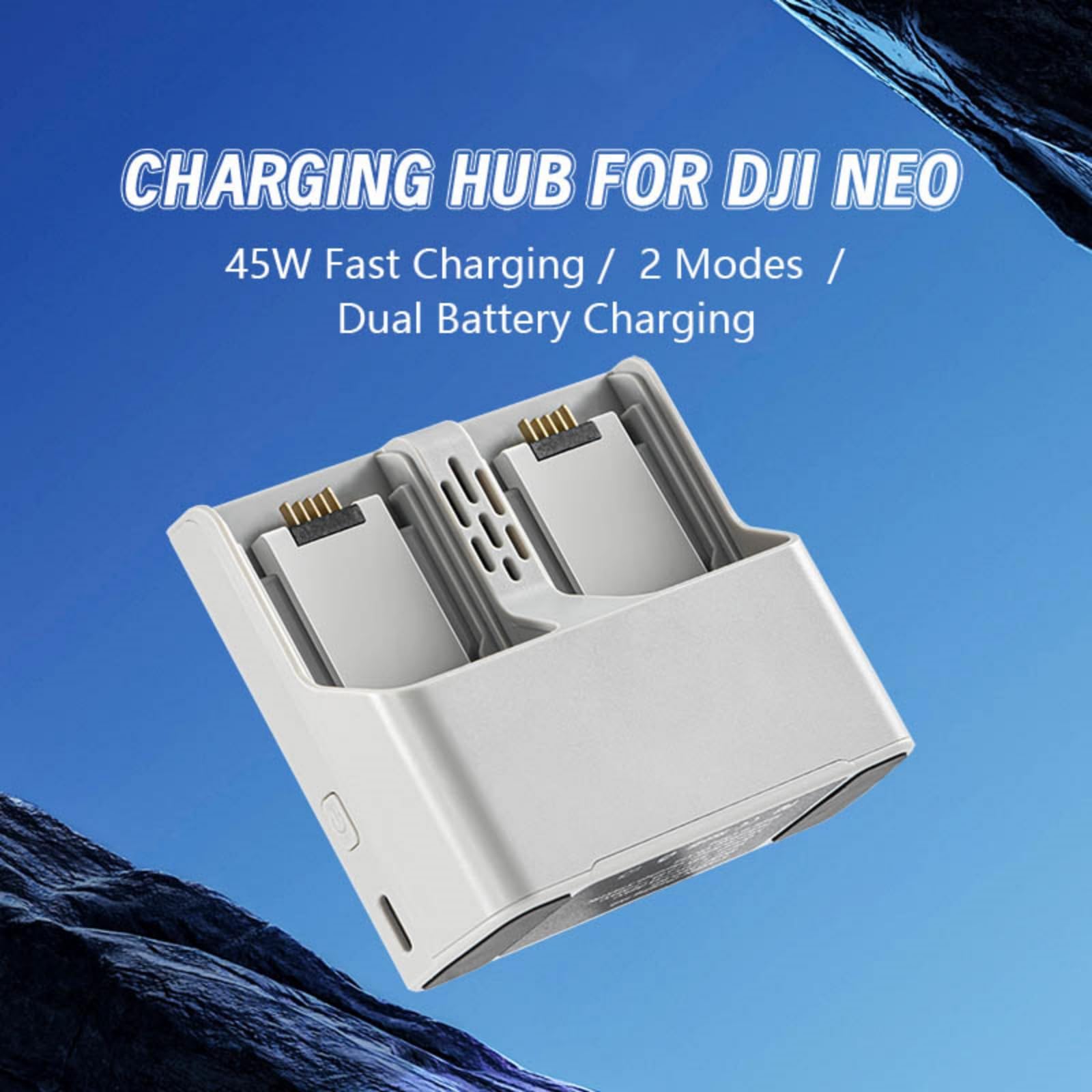 Neo Hub di ricarica bidirezionale per DJI Neo Drone Caricabatteria Stazione di ricarica rapida Hub di ricarica della batteria per DJI Neo Drone Accessori