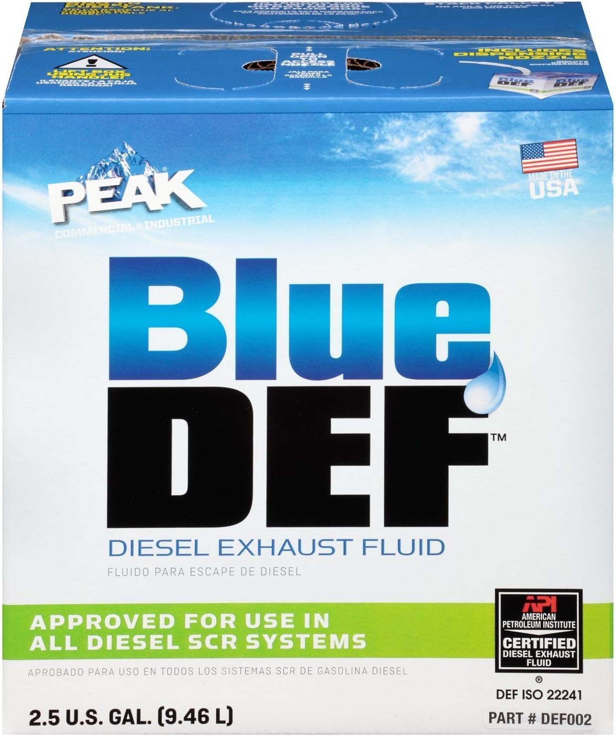 DEF Fluid Pallet - Premium Blue DEF Fluid 40 Cases - BlueDEF Diesel Exhaust Fluid 2.5 Gallon Case - Pack of 40 BlueDEF Jugs