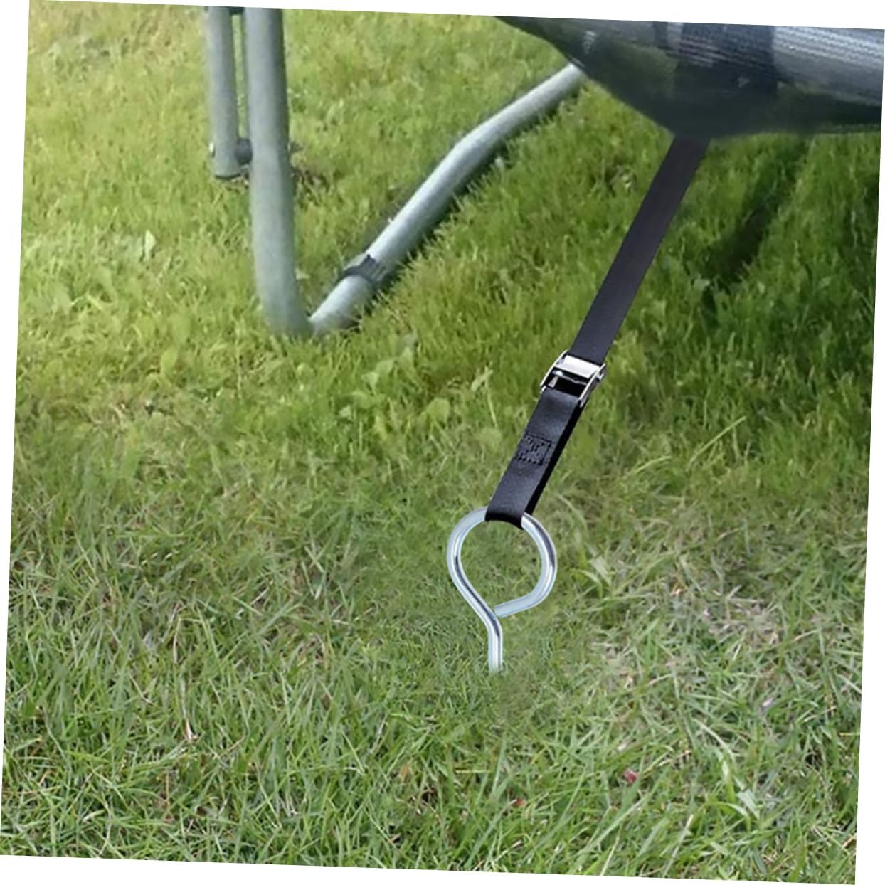 4pcs Spiral Stake Dog Tie Out Ground Stake Dog Ground Anchor Easy to Use for Camping Hiking