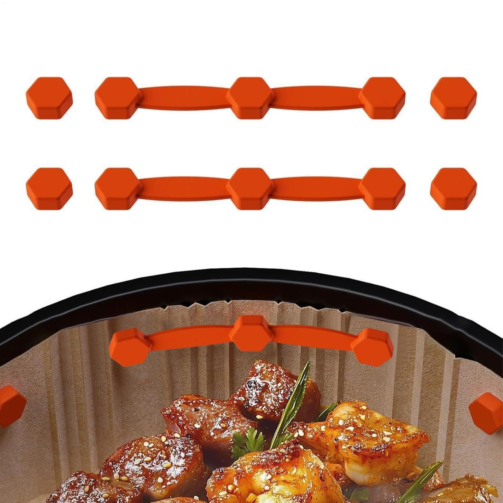 Magneti In Silicone Per Friggitrice Ad Aria - 12 Pezzi, Resistente Al Calore, Fissano Carta Da Forno