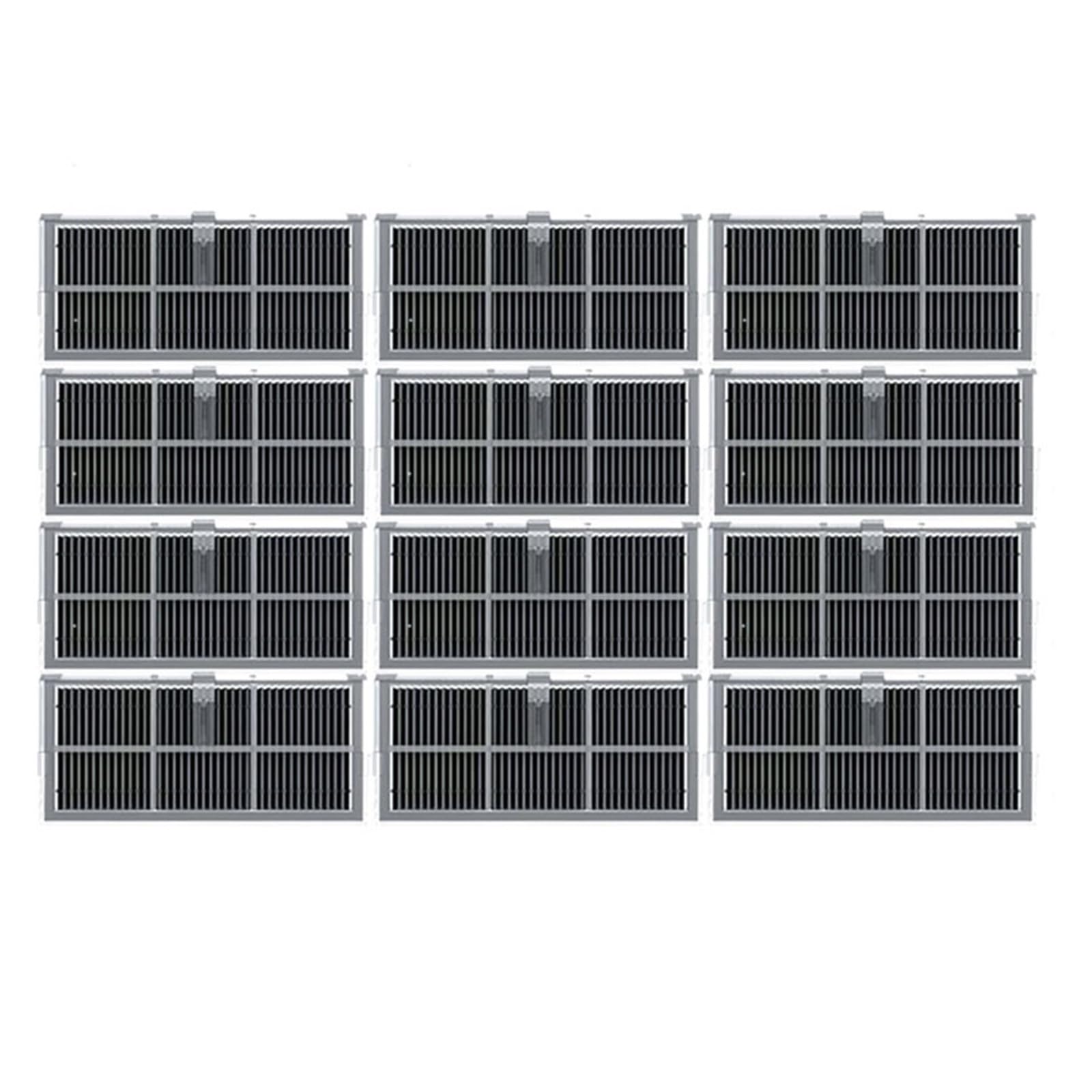 Kicici Accessories Compatible With Dreame L40 Ultra / X40 Ultra Robot Vacuum Spare Parts Main Side Brushes Mop Cloths HEPA Filters Dust Bags(Set16)