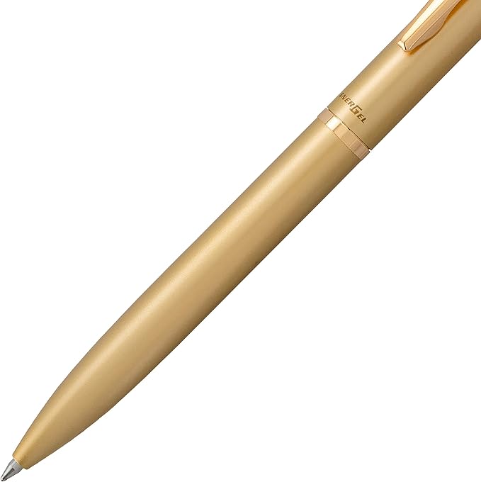Pentel EnerGel Style Premium Bolígrafo Gel 0.7mm Tinta Negra Oro miniatura 4