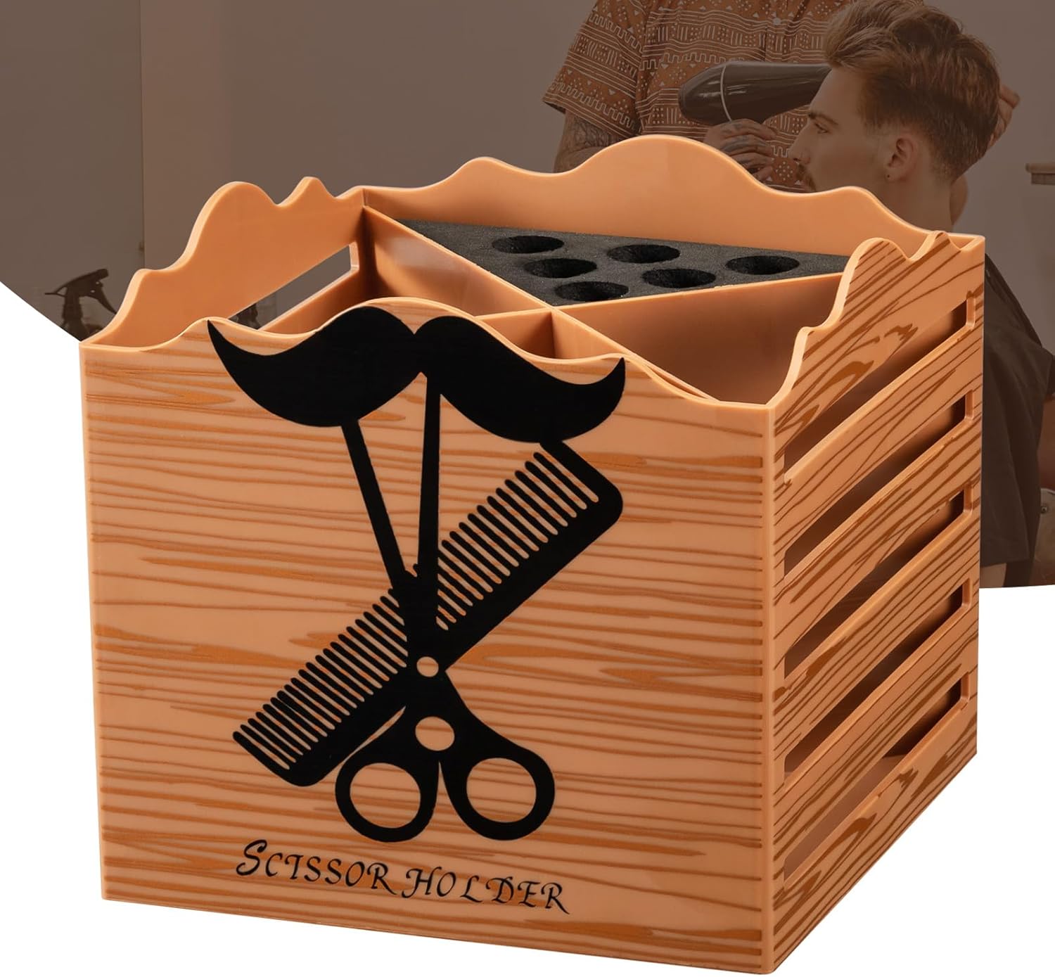 Noverlife Salon Shear Holder, Hair Cutting Scissors Hair