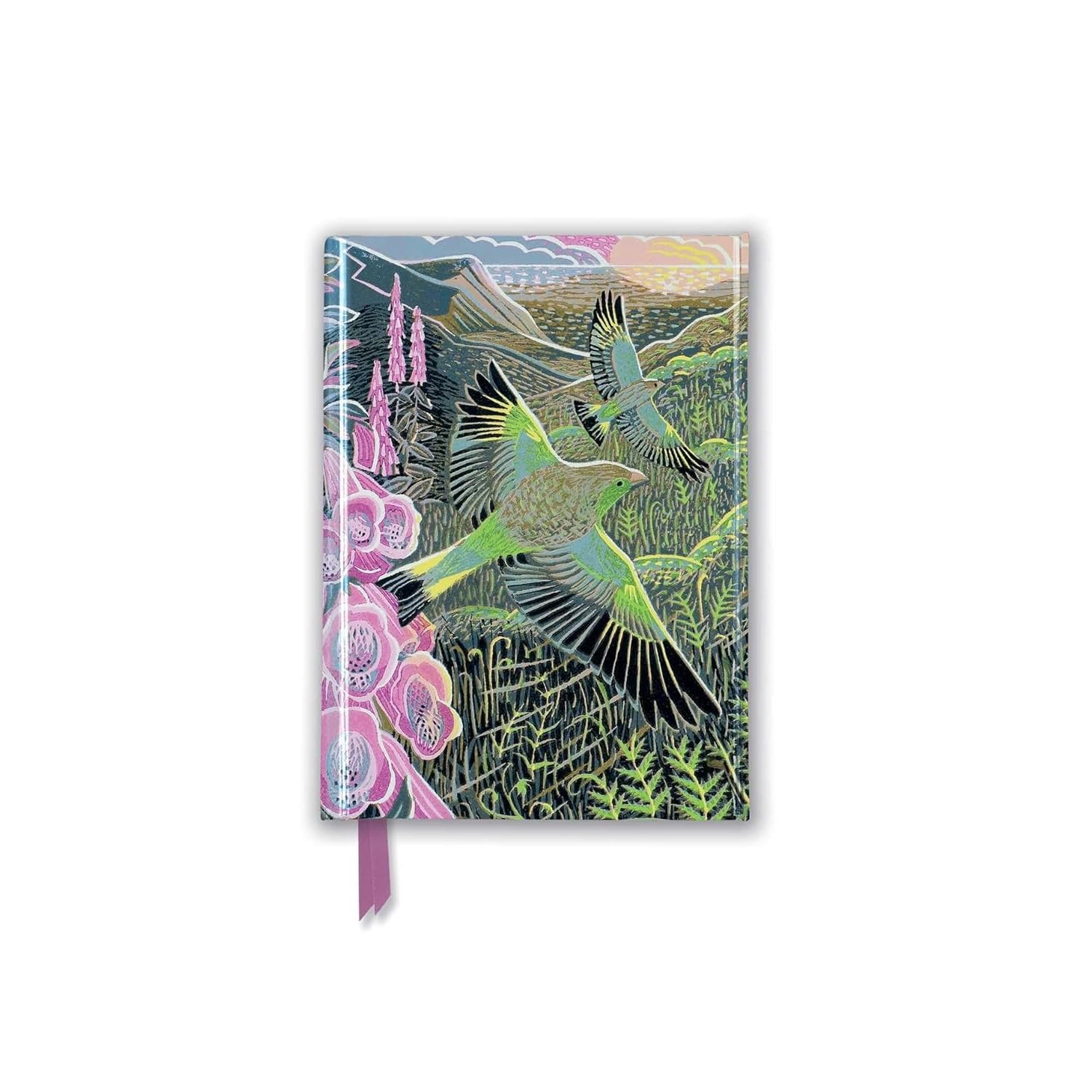 Annie Soudain: Foxgloves & Finches (Foiled Pocket Journal) (Flame Tree Pocket Notebooks)