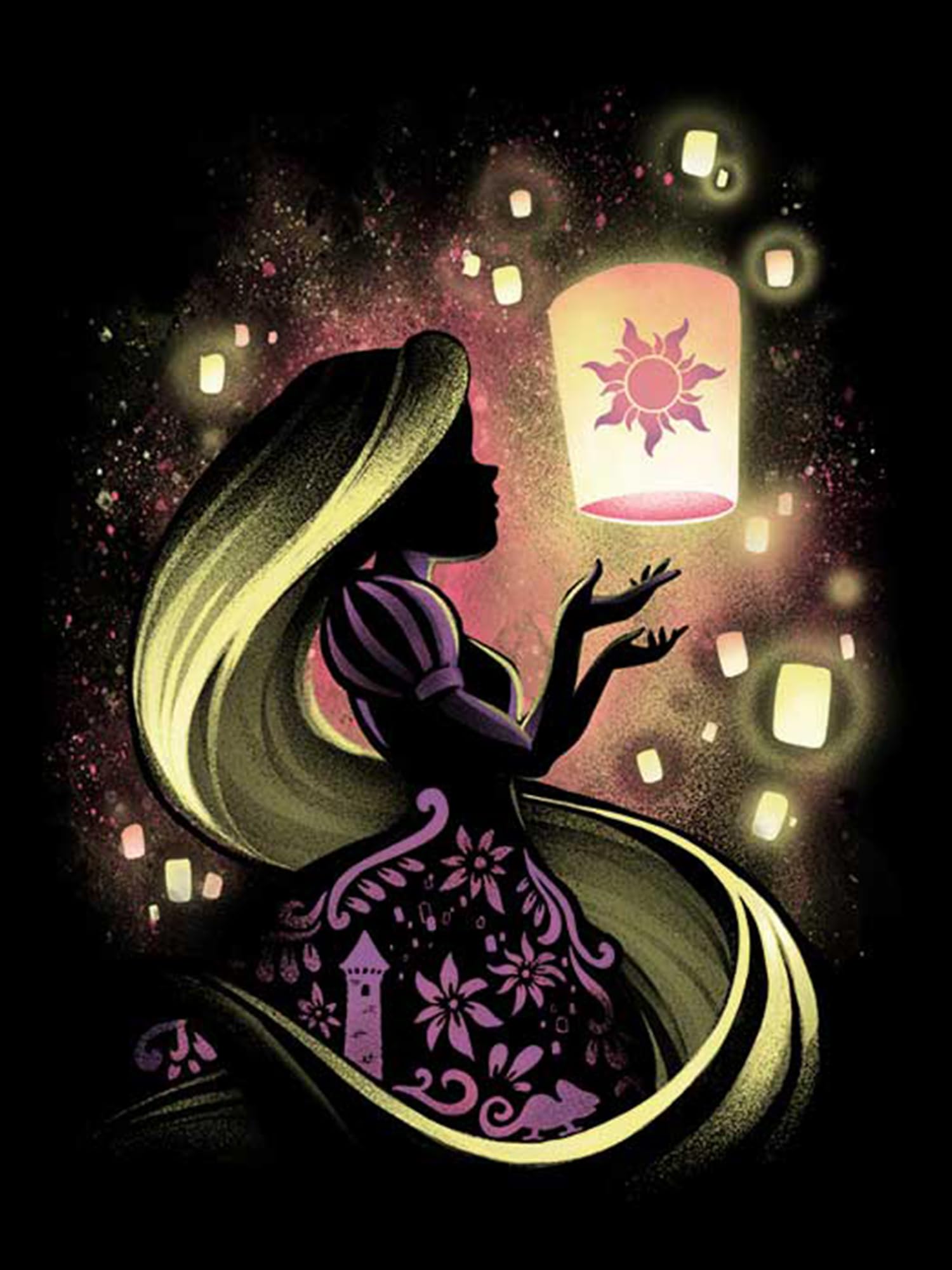 DIY Diamond Painting Rapunzel Diamond Art Kits, 5D Full Drill Cross Stitch Embroidery kit, Funny