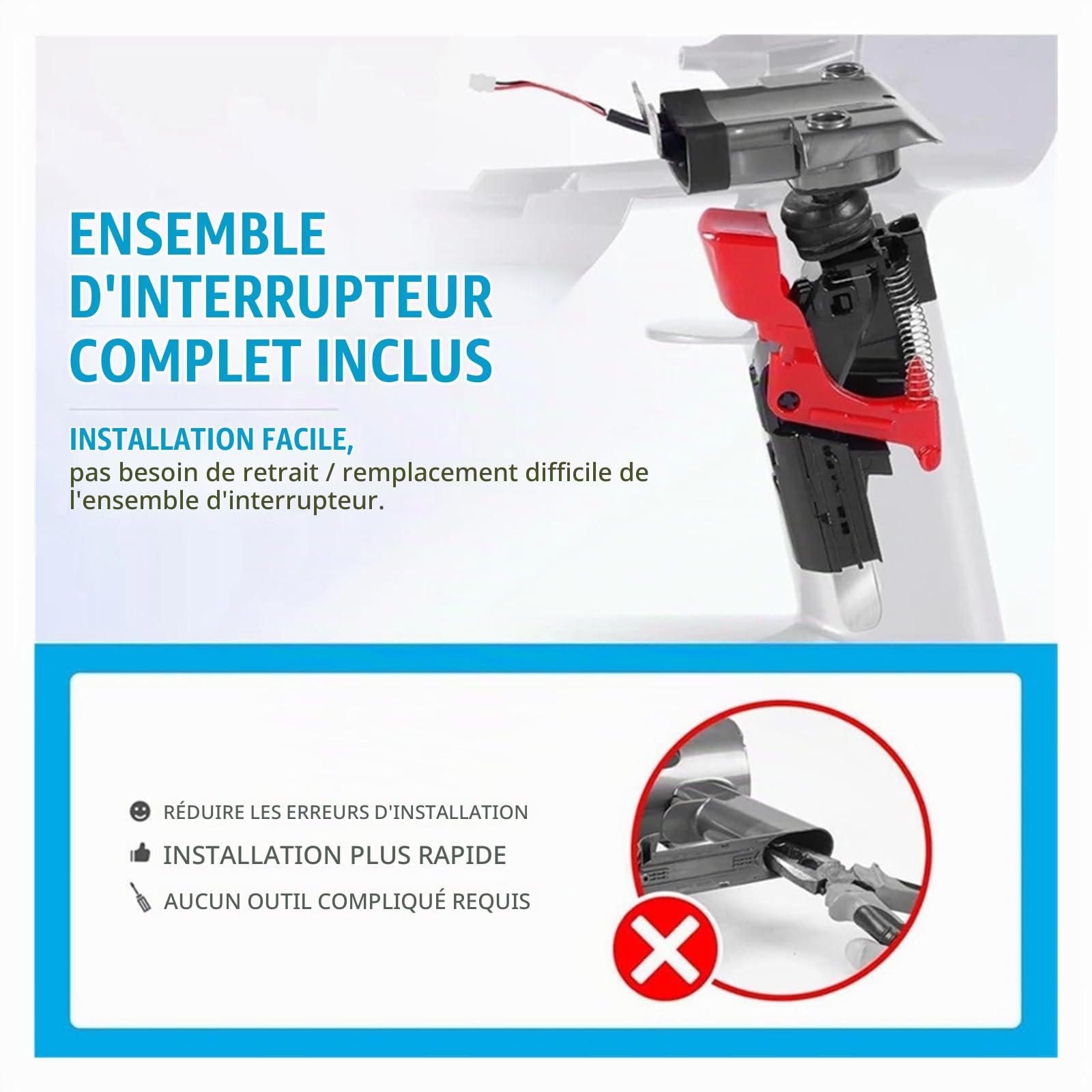 Boîtier De Remplacement De L'assemblage du Corps Principal, Compatible avec L'aspirateur Dyson, V11 SV14