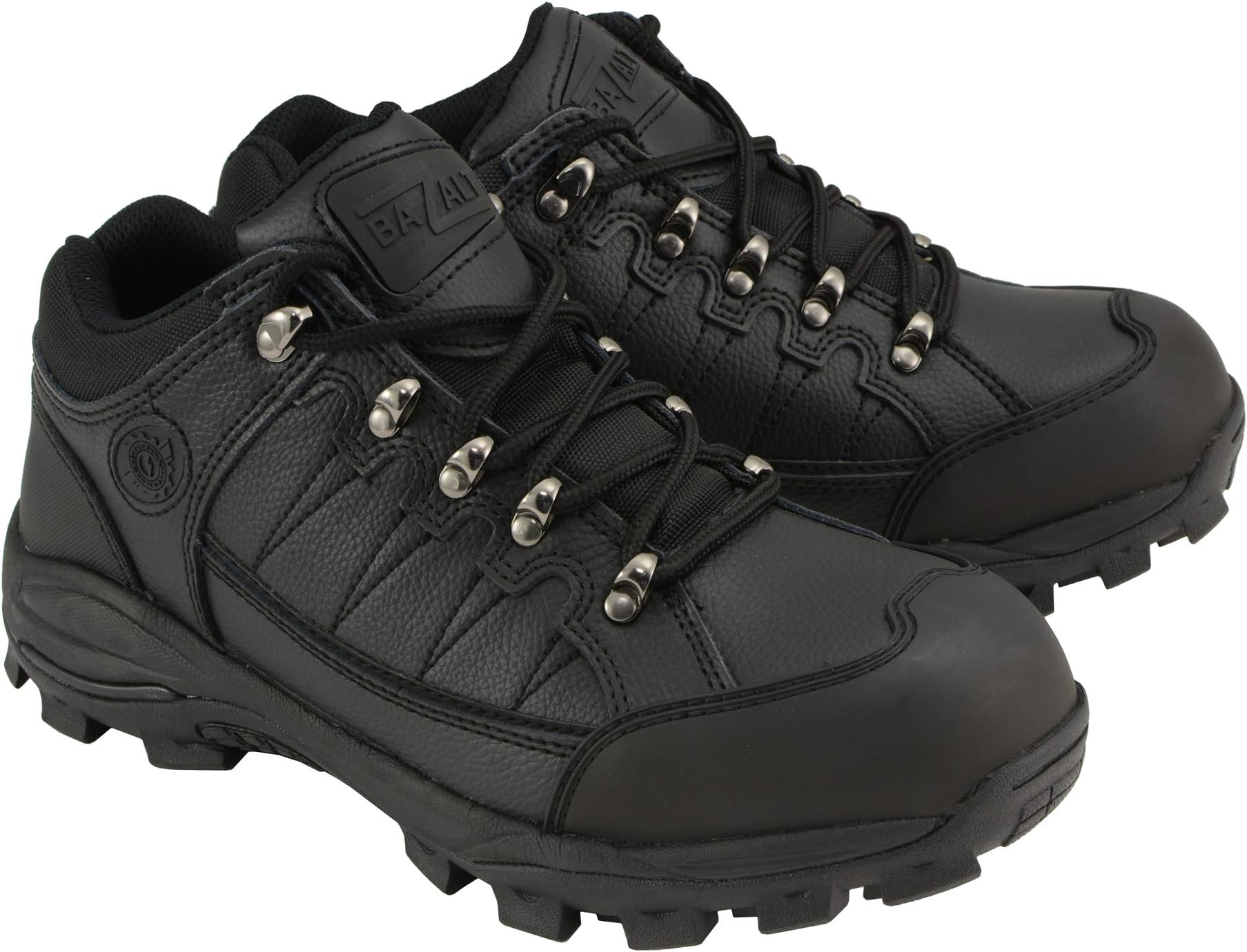 BazaltMen’s Black Leather Low Profile Shoes mens Bazalt Mens Footwear
