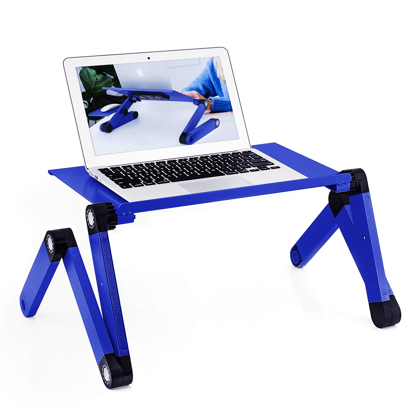 Laptop Stand for Desk, 8AMTECH Lap Desk Ajustable Laptop Table with