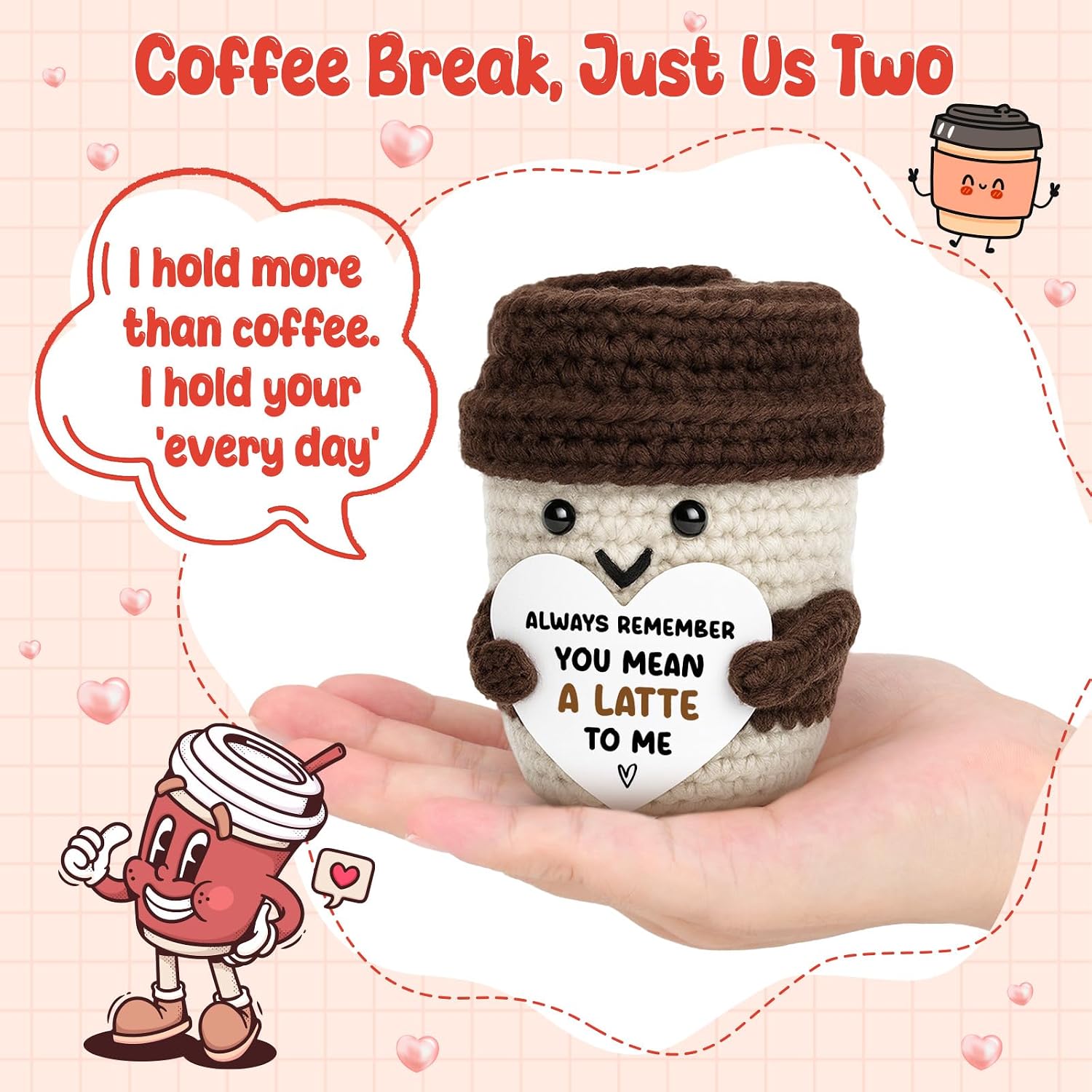 Birthday Gifts for Women Men Coffee Lover Gifts Accessories Positive image 2