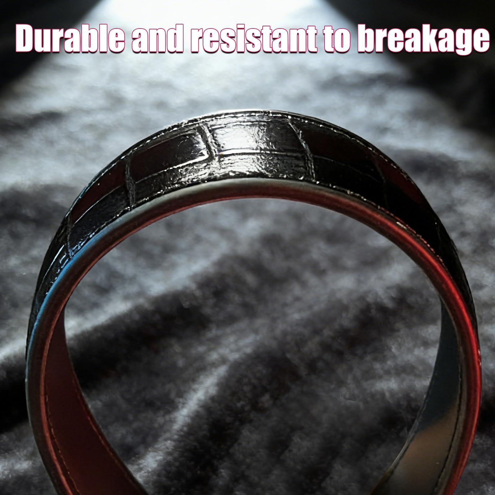 Pagaie professionnelle en cuir pour équestre et scène – Cuir véritable, design double face avec flexible rembourré, pour les queues d'entraînement et les effets sonores théâtraux