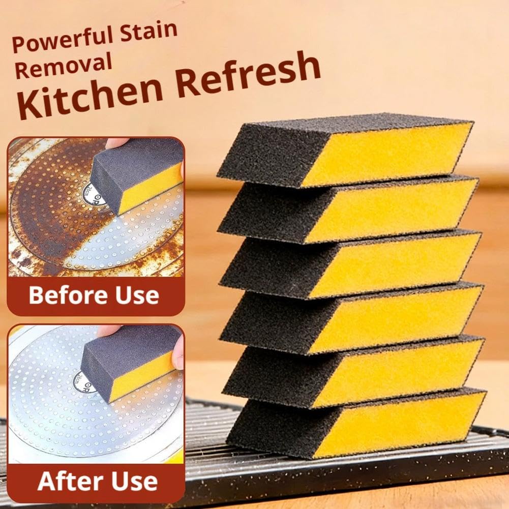 Magischer Reinigungsschwamm, Mehrzweck-Schwämme, kratzfeste Schrubber Pads für Küche, Töpfe, Pfannen, Spülen und Grills, 9 Stück Reinigungsschaum