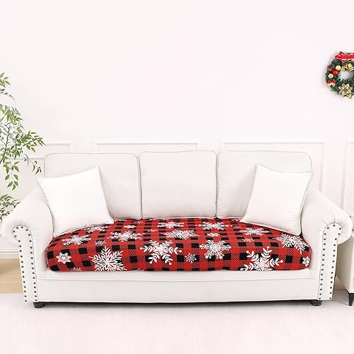 Miniatura 209 de Smiry Fundas de cojín de sofá con estampado, fundas de sofá elásticas y suaves para sofá, funda de sofá antideslizante lavable protector de muebles