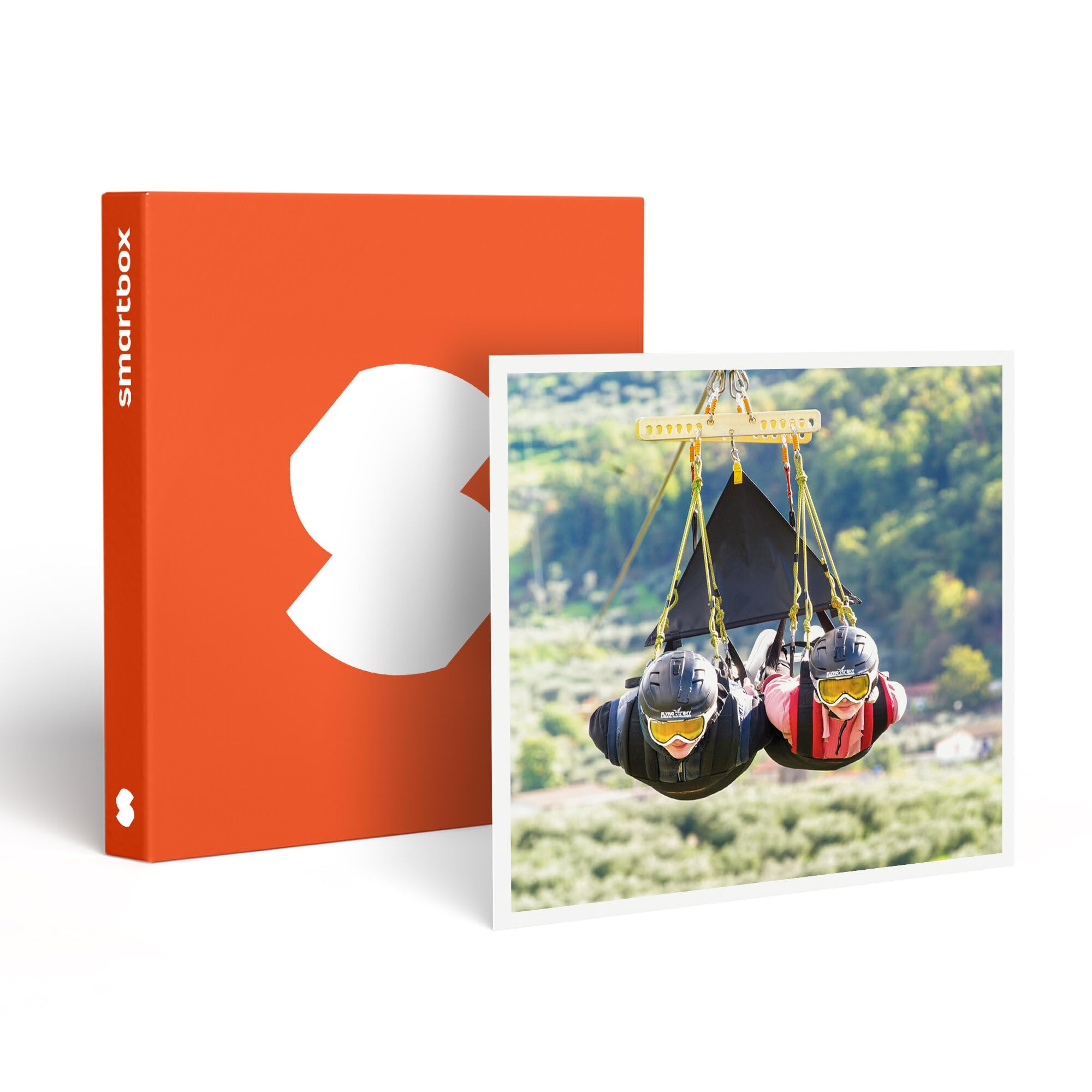 Smartbox - Cofanetto Regalo - Emozione3zioni Senza fine in Zipline per 2: tra Cielo e Terra con Il Volo del Falco Pellegrino - Idee Regalo Originale