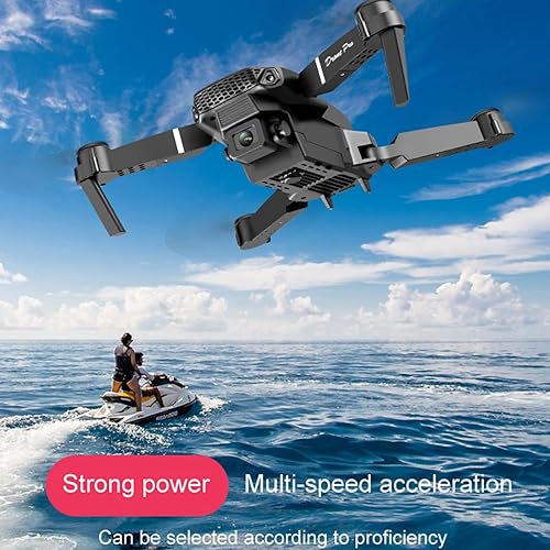 Miniatura 2 de Drone con cámara 1080P para adultos y niños, FPV Drone con una sola cámara, 2.4G WIFI FPV Cuadricóptero RC plegable con bolsa de almacenamiento,