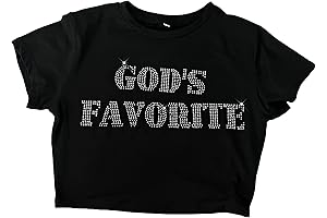 Y2K God's Favorite Essential Baby Ribbed Raw Hem Crop Tank y2k Women shirt