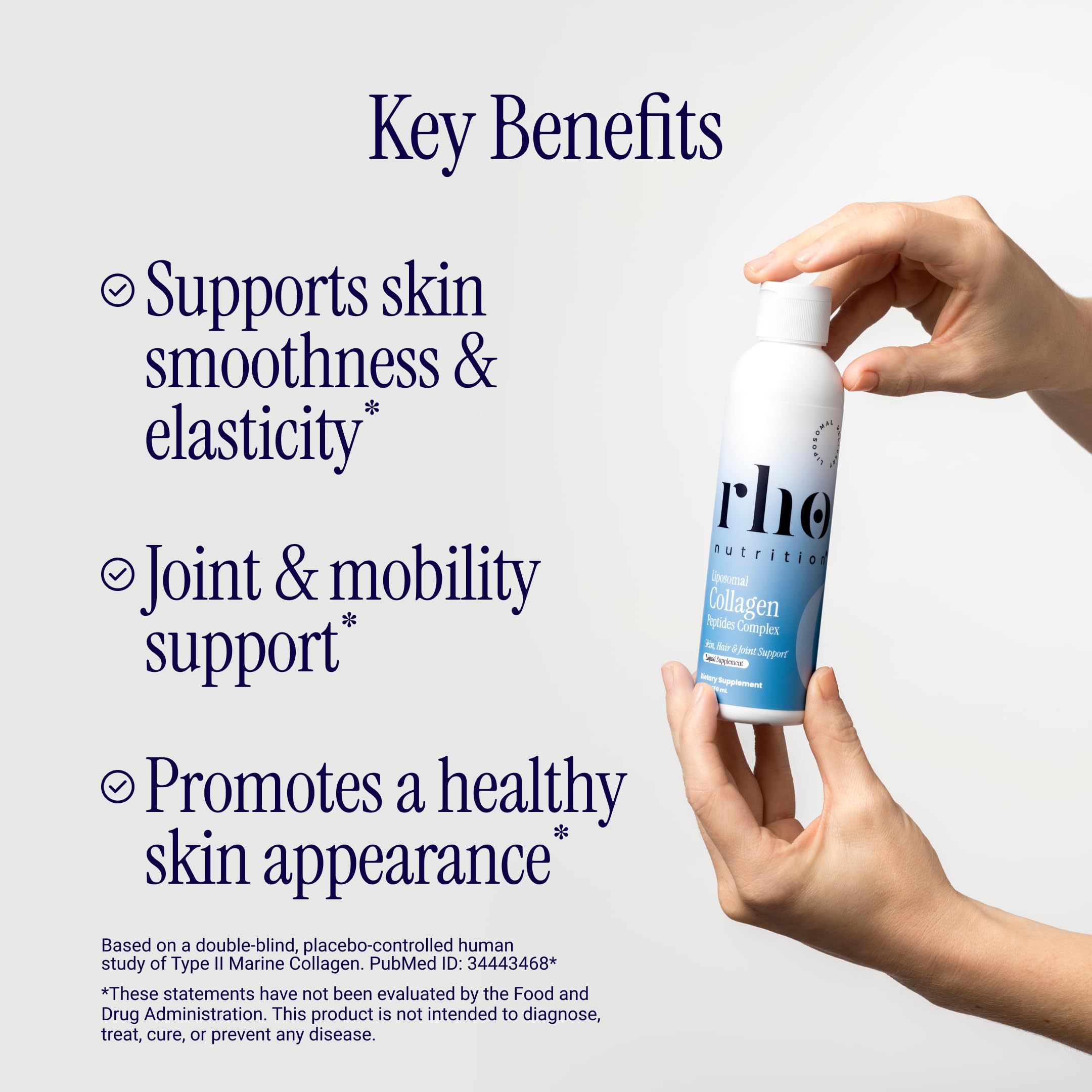 Rho Nutrition Liposomal Collagen Peptides Liquid Supplement — Amazon image 2
