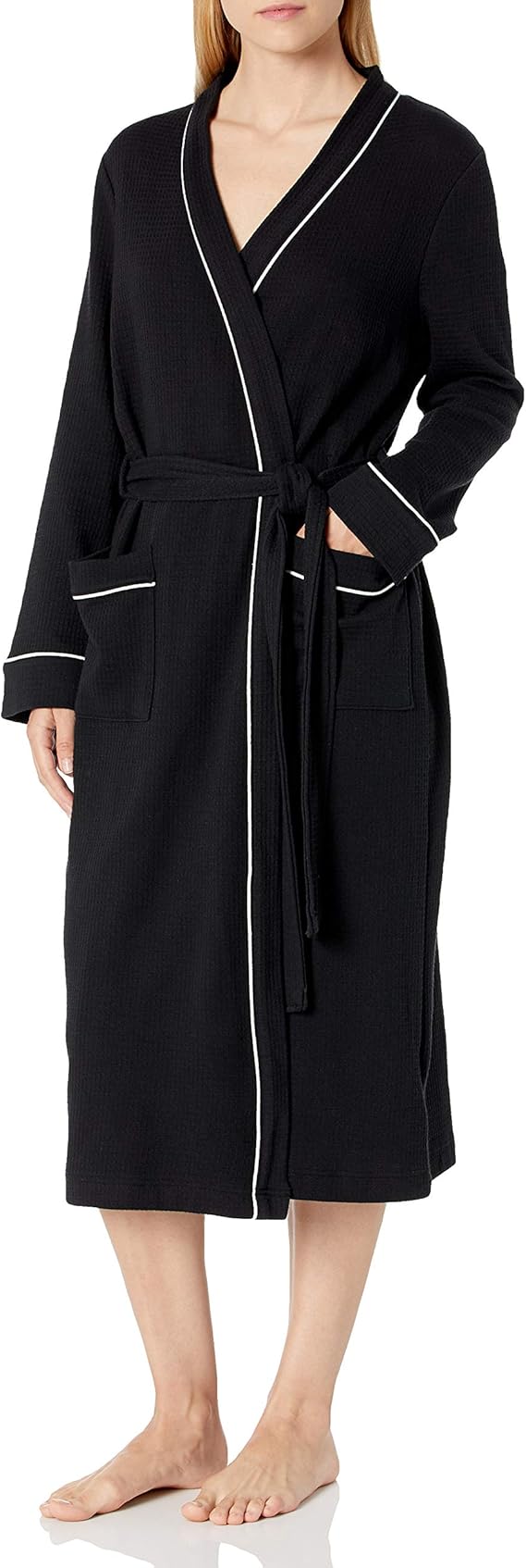 Amazon Essentials Lightweight Waffle Robe