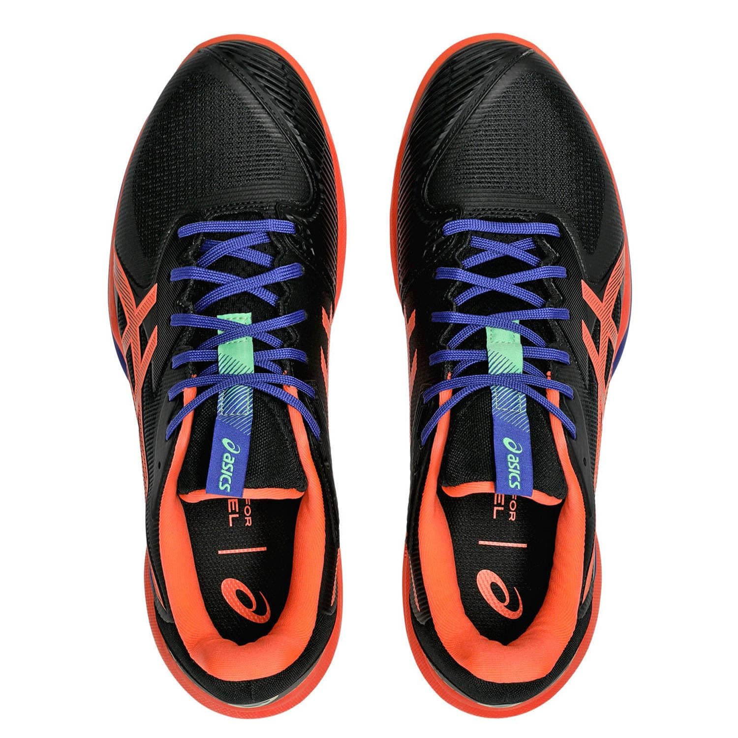 ASICS Mens Solution Speed FF 3 Padel Black/Vivid Coral Tennis Shoes - 8 UK (1041A496.001) 3