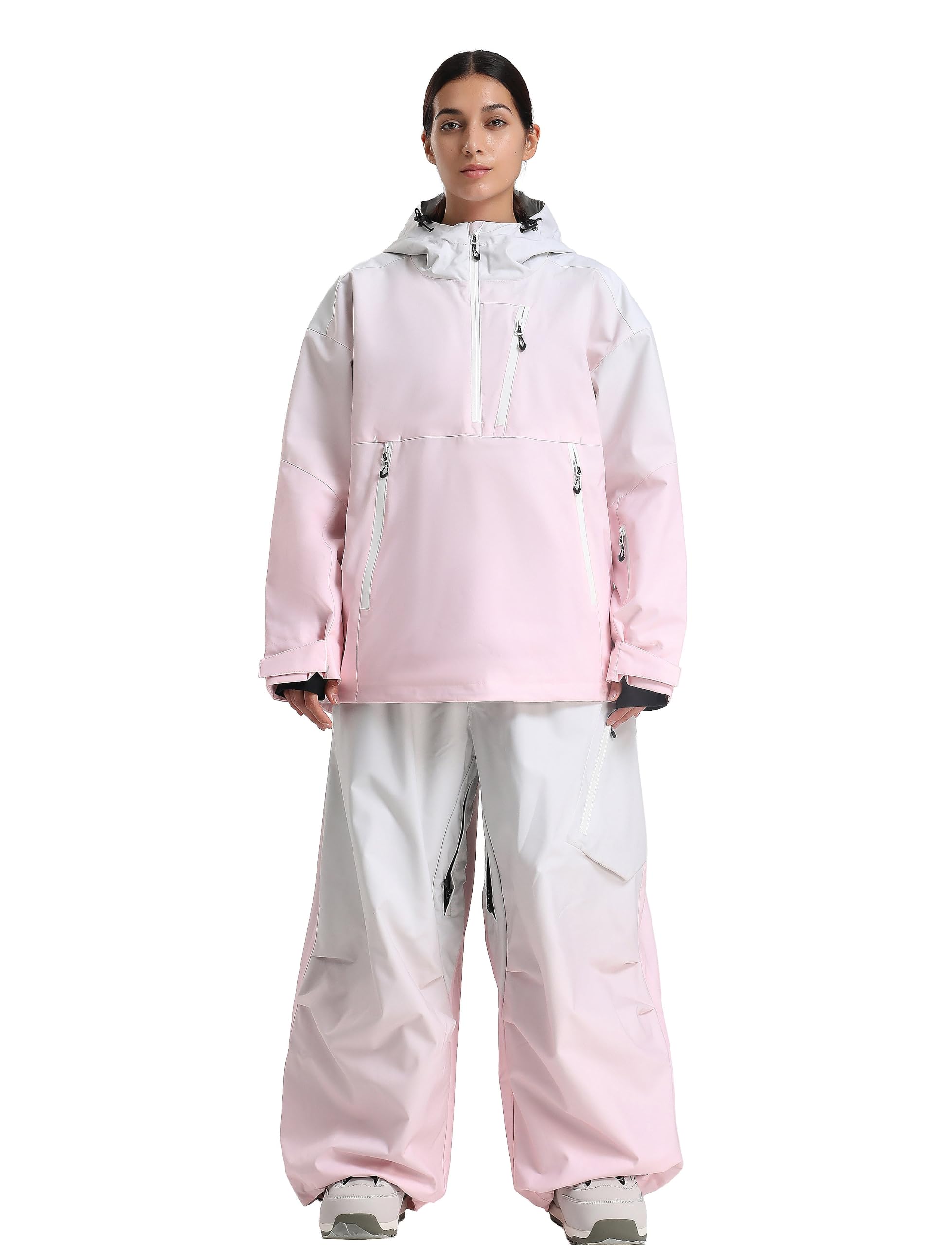 GSOU SNOW Womens Ski Jacket and Pants Set